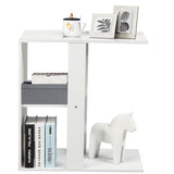 NNECW 3-tier Side Table with Storage Shelf for Living Room & Bedroom