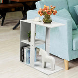 NNECW 3-tier Side Table with Storage Shelf for Living Room & Bedroom