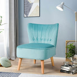 NNECW Modern Leisure Chair with Non-slip Pads for Bedroom Green