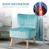 NNECW Modern Leisure Chair with Non-slip Pads for Bedroom Green