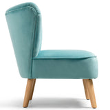 NNECW Modern Leisure Chair with Non-slip Pads for Bedroom Green