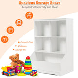 NNECW 3-Tier Wooden Bookshelf with Spacious Storage Space for Playroom Bedroom