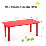 NNECW Kids Table and Chairs Set for Children Reading