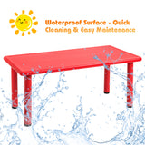NNECW Kids Table and Chairs Set for Children Reading