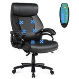 NNECW PU Leather Massage Office Chair with Thick Foam Cushion
