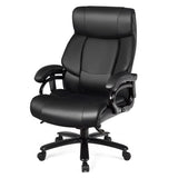 NNECW PU Leather Massage Office Chair with Thick Foam Cushion