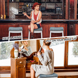 NNECW Backless Nailhead Bar Stool with Counter Height for Dining Room-White