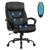 NNECW Executive Massage Chair with 6 Vibrating Points Comfortable Backrest & Headrest
