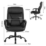 NNECW Executive Massage Chair with 6 Vibrating Points Comfortable Backrest & Headrest