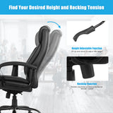 NNECW Executive Massage Chair with 6 Vibrating Points Comfortable Backrest & Headrest
