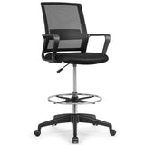 NNECW Mesh Drafting Chair with Adjustable Height for Home & Office