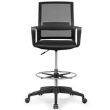 NNECW Mesh Drafting Chair with Adjustable Height for Home & Office