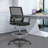 NNECW Mesh Drafting Chair with Adjustable Height for Home & Office