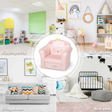NNECW Childrens Sofa with Lovely Cute Lamb Pattern for Bedroom