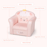 NNECW Childrens Sofa with Lovely Cute Lamb Pattern for Bedroom