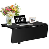 NNECW 80cm x 60.5cm Wall Mounted Folding Table for Small Spaces
