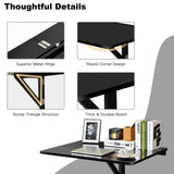 NNECW 80cm x 60.5cm Wall Mounted Folding Table for Small Spaces