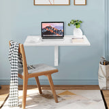 NNECW Foldable Wall-Mounted Drop-leaf Laptop Desk for Study & Work