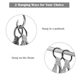 NNECW Folding Hanging Chair with Braided Brushes up to 160kg Loadable-Grey