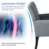 NNECW Contemporary Executive Guest Chair with Padded Arms & Wide Seat