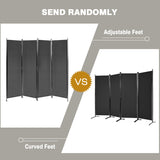 NNECW Portable Fiber Wall Divider  for Home Office-Black