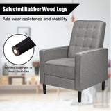 NNECW Ergonomic Armchair with Footrest for Bedroom & Office