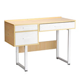 NNECW Vanity Table with Flip Top Mirror and 2 Drawers for Bedroom