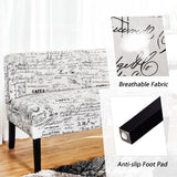 NNECW Modern Sofa Chair Couch with Black Finish for Living Room