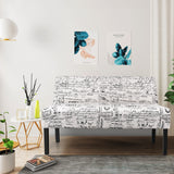 NNECW Modern Sofa Chair Couch with Black Finish for Living Room