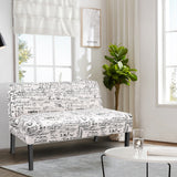 NNECW Modern Sofa Chair Couch with Black Finish for Living Room