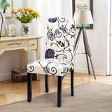 NNECW Set of 2 Tufted Dining Chair with Rubber Wooden Leg