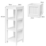 NNECW Freestanding Bathroom Floor Cabinet with 2 Removable Drawers