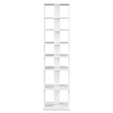 NNECW Wooden Shoe Rack with 8 Levels and Large Capacity for Entry/Living Room-White