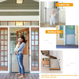 NNECW Retractable Baby Mesh Safety Gate for Doorway