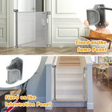NNECW Retractable Baby Mesh Safety Gate for Doorway