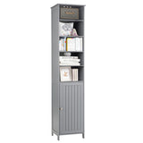 NNECW Bathroom Storage Cabinet with 5 Open Shelves for Home