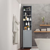 NNECW Bathroom Storage Cabinet with 5 Open Shelves for Home