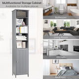 NNECW Bathroom Storage Cabinet with 5 Open Shelves for Home