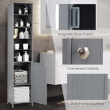 NNECW Bathroom Storage Cabinet with 5 Open Shelves for Home