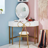 NNECW Large Lighted Makeup Mirror with Remote Control &amp 4 Colour Modes-White