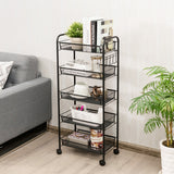 NNECW Side Trolley with 5 Levels and Wheels