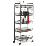 NNECW Side Trolley with 5 Levels and Wheels