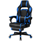 NNECW Ergonomic Racing Computer Chair with Adjustable Backrest for Office Blue