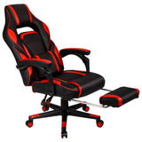 NNECW Ergonomic Racing Computer Chair with Adjustable Backrest for Office Red