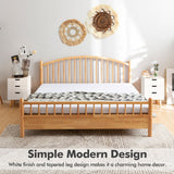 NNECW Modern Wooden Nightstand with Drawers for Living Room &amp Bedroom-2 pieces