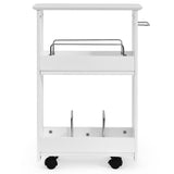 NNECW Slim Bathroom Storage Cabinet with 2-Tier Shelves for Kitchen & Bathroom