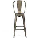 NNECW Stylish Cafe Side Chairs with Removable Back for Kitchen