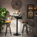 NNECW Modern Bar Table with Round Top for Living Room & Restaurant & Bistro
