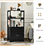 NNECW Multipurpose Storage Cabinet with Drawer for Bathroom-Black