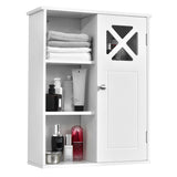 NNECW Wall-mounted Bathroom Medicine Cabinet with Adjustable Shelves